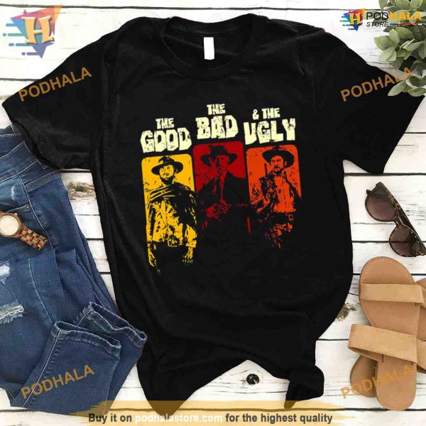 The Good The Bad The Ugly Vintage Movie Shirt For Women Men
