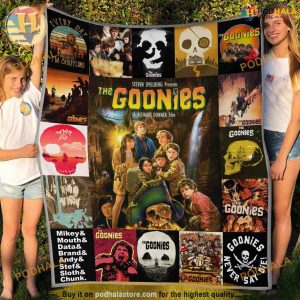 The Goonies Adventure Awaits in Fleece Blanket, Xmas Gift