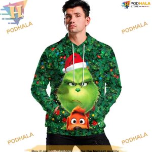 The Grinch 3D Xmas Hoodie, Creative Christmas Gifts