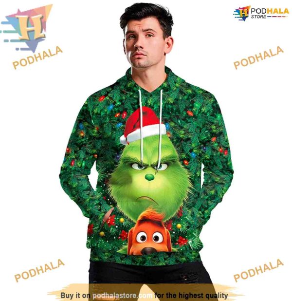 The Grinch 3D Xmas Hoodie, Creative Christmas Gifts