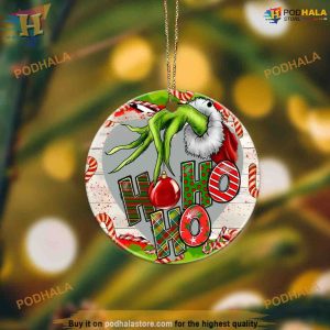 The Grinch Hands Christmas Ornament Funny Xmas Gift 2
