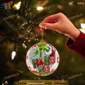 The Grinch Hands Christmas Ornament Funny Xmas Gift 3