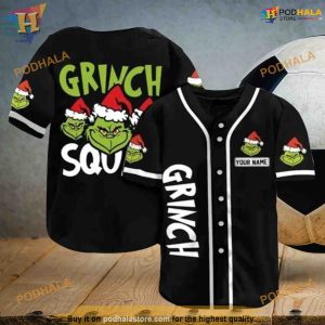 The Grinch Squad baseball Jersey Custom Jersey Shirt for Grinch Lovers 2