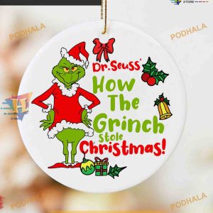 The Grinch Stole Christmas Decor, Christmas Grinch Ornaments 2023