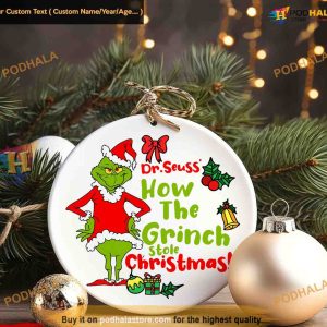 The Grinch Stole Christmas Decor Christmas Grinch Ornaments 2023 3