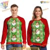 Three Santa 3D Xmas Sweatshirt 3D Hoodie, Funny Christmas Gifts