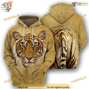 Tiger Animal Full All Over Printed Funny Costume 3D Hoodie Sweatshirt 1