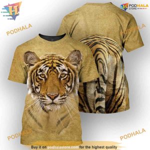 Tiger Animal Full All Over Printed Funny Costume 3D Hoodie Sweatshirt 2