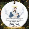 Tiny Angel Personalized Miscarriage Memorial Ornament, Baby's Memory