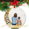 To The Moon and Back 2023 Baby's Christmas Ornament, Personalized Keepsake