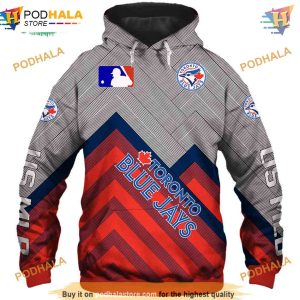 Toronto Blue Jays 3D Hoodie, Affordable Baseball Sweatshirt for Fans