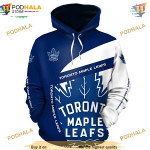 Toronto Maple Leafs 3D Hoodie Hooded Long Sleeve Fan Gifts 1