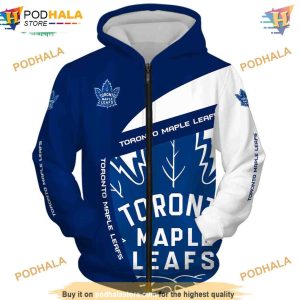 Toronto Maple Leafs 3D Hoodie Hooded Long Sleeve Fan Gifts 2