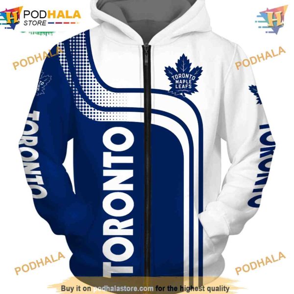 Toronto Maple Leafs Zipper Hoodie, Affordable Sweatshirt & Fan Gifts