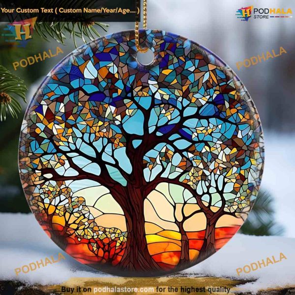 Touber Tree of Life 2023 Ornament, Personalized Family Ornaments