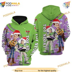 Toy Story Green Christmas Disney 3D Hoodie Trending Gifts 1