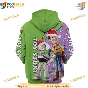 Toy Story Green Christmas Disney 3D Hoodie Trending Gifts 4