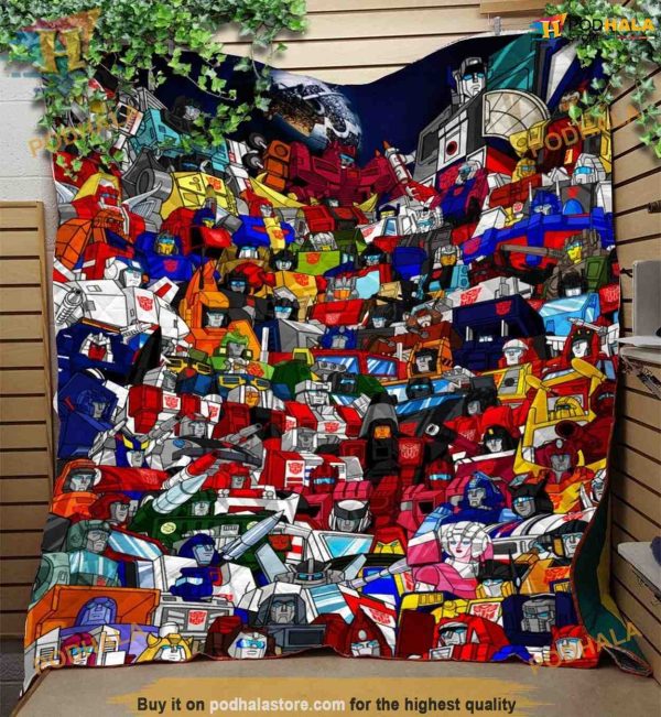 Transformers & Blues Clues Fleece Blanket, Kid’s Christmas Photo Blanket
