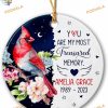 Treasured Memory 2023 Ornament, Personalized Family Memorial Decor