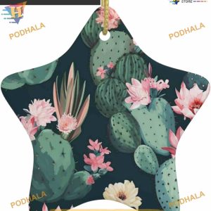 Tropical Cactus 2023 Ornaments, Friends Christmas Ornaments