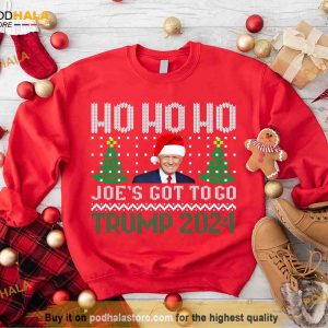 Trump 2024 Christmas Sweatshirt, Sarcastic Trump Xmas Shirt, Funny Donald Trump Christmas Tee