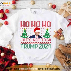 Trump 2024 Christmas Sweatshirt Sarcastic Trump Xmas Shirt Funny Donald Trump Christmas Tee 2