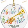 Trumpetist 2023 Christmas Ornament, Personalized Musical Family Gift
