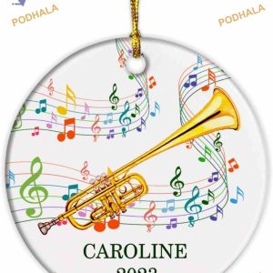 Trumpetist 2023 Christmas Ornament, Personalized Musical Family Gift