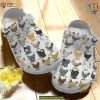 Types Of Chicken White Sole Crocs, Educational and Funny Crocs for Kids
