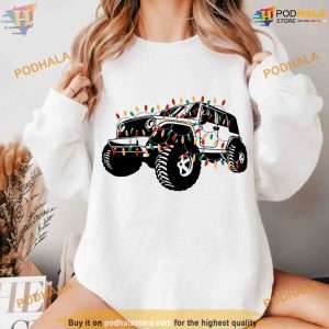 US Offroad 4WD Shirt, Forest Theme, Christmas Crewneck, Trending Gifts