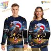 Ugly Dinosaur Xmas Sweatshirt 3D Hoodie, Creative Xmas Gifts