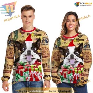 Ugly Dogs Christmas 3D Print Sweatshirt 3D Hoodie, Funny Christmas Gift Ideas