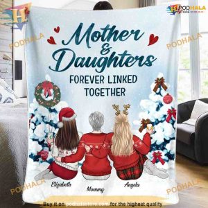 Unbreakable Bond, Custom Mother & Daughters Blanket, Creative Gift