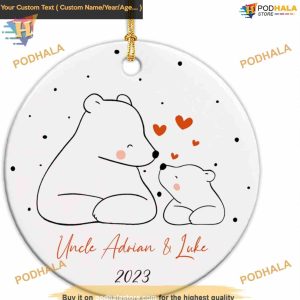 Uncle Christmas 2023 Ornament, Personalized Family Celebratory Decor