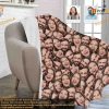 Unique Valentine's Day Gift, Custom Face Blanket, Funny Home Decor