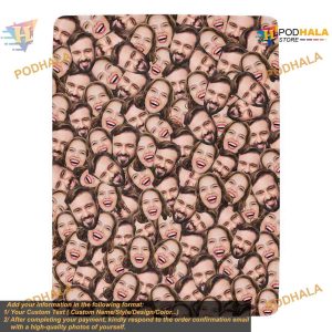 Unique Valentines Day Gift Custom Face Blanket Funny Home Decor 2