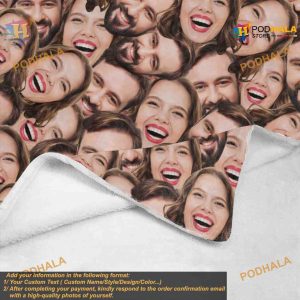 Unique Valentines Day Gift Custom Face Blanket Funny Home Decor 3