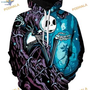 Unisex 3D Jack Anime Hoodie, Funny Christmas Gift Ideas