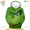 Unisex Green Fur Grinch Hoodie, Hilarious Creative Christmas Gifts