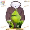 Unisex Green Grinch 3D Hoodie, Xmas Laughter Guaranteed, Funny Xmas Gifts