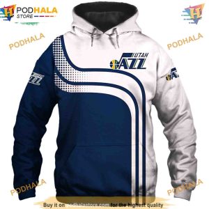 Utah Jazz Zipper Hoodie Affordable Basketball Sweatshirt for Fans 2
