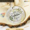 Valentine's Ceramic Hanging Ornament, Personalized Keepsake