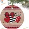 Valentine's Heart 2023 Ornaments, Personalized Family Christmas Decor