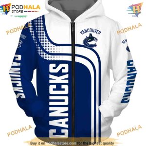 Vancouver Canucks Zipper Hoodie Affordable Sweatshirt Fan Pullover 2