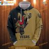 Vegas Golden Knights 3D Hoodies, Cartoon Graphic Sweatshirt for Fans