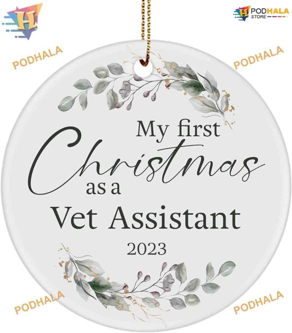 Vet Assistant’s First Christmas 2023, Family Christmas Tree Ornaments