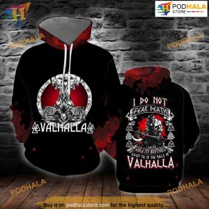 Viking Valhalla All Over Printed 3D Hoodie Sweatshirt