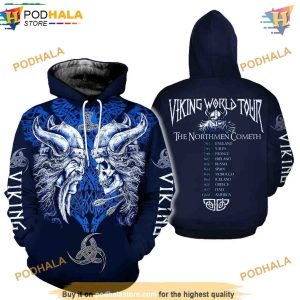 Viking Word Tour 3D Printed Hoodie All Over Clothes Unique Gifts 1