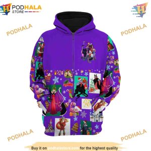 Villains Violet Disney 3D Hoodie Trending Christmas Apparel 2