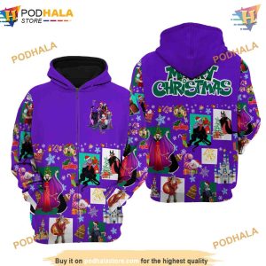 Villains Violet Disney 3D Hoodie Trending Christmas Apparel 4